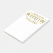 Pastor Man of God Post-it Notes Klebezettel (angewinkelt)