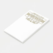 Pastor Man of God Post-it Notes Klebezettel (angewinkelt)