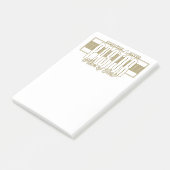 Pastor Man of God Post-it Notes Klebezettel (angewinkelt)