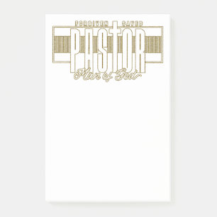 Pastor Man of God Post-it Notes Klebezettel