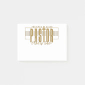 Pastor Man of God Post-it Notes Post-it Klebezettel (Vorderseite)