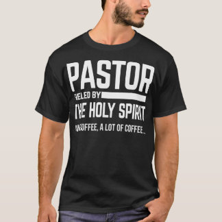 Pastor mit Heiligengeist und Kaffeekirchepas T-Shirt