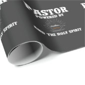 Pastor mit Kaffee und dem Heiligen Geist Geschenkpapier (Rolleneckpunkt)