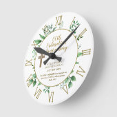 PASTOR Ordinarius Anniversary Verse - Personalized Runde Wanduhr (Winkel)