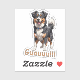 Pastor ovejero australiano aufkleber