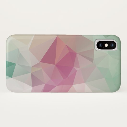 Pastor Pink Green Abstrakt Pyramide Art Case-Mate iPhone Hülle (Rückseite (Horizontal))