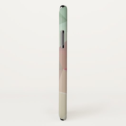 Pastor Pink Green Abstrakt Pyramide Art Case-Mate iPhone Hülle (Hinten/Rechts)