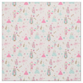 Pastor Pink Nutcracker Ballet Weihnachten Stoff (Muster)