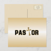 Pastor Postkarte (Vorne/Hinten)