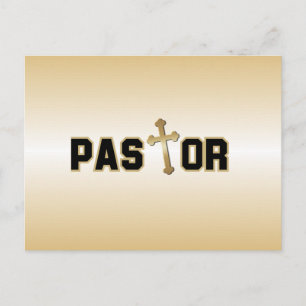 Pastor Postkarte