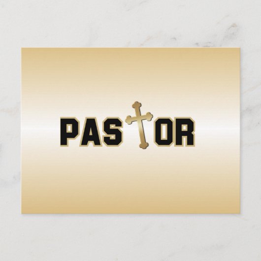 Pastor Postkarte (Vorderseite)