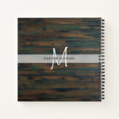 PASTOR Priester Minister Deacon Monogram Journal Notizblock (Rückseite)