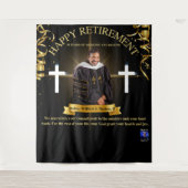 Pastor Retirement Wandteppich (Vorderseite)