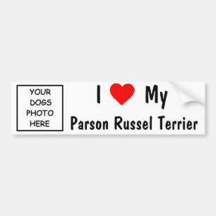 Pastor Russel Terrier Autoaufkleber