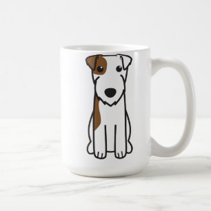 Pastor-Russell-Terrier-HundeCartoon Kaffeetasse