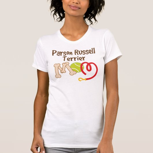 Pastor-Russell-Terrier-Hundezucht-Mama-Geschenk T-Shirt (Vorderseite)