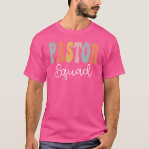 Pastor Squad Retro Groovy Vintage Frohen Ersten Ta T-Shirt