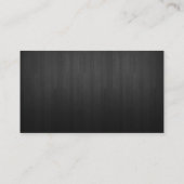 Pastor Stylish Red Bühne Business Card Visitenkarte (Rückseite)