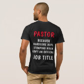 Pastor T-Shirt (Schwarz voll)