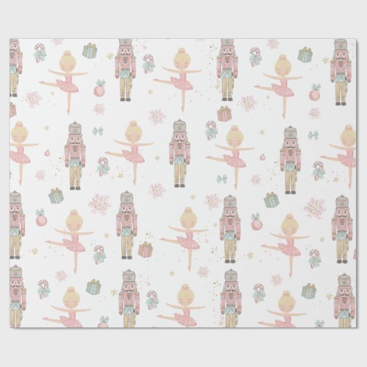 Pastor The Nutcracker Weihnachtsballett Decoupage Geschenkpapier (Flach)