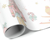 Pastor The Nutcracker Weihnachtsballett Decoupage Geschenkpapier (Rolleneckpunkt)