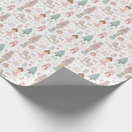 Pastor The Nutcracker Weihnachtsballett Decoupage Geschenkpapier (Ecke)