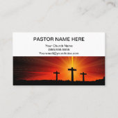 Pastor und Church Business Card Visitenkarte (Vorderseite)