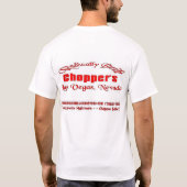 Pastor-ursprüngliches Chopper-Geschäfts-Logo T-Shirt (Rückseite)
