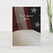 PASTOR Vielen Dank - BF Card Karte (Vorderseite)