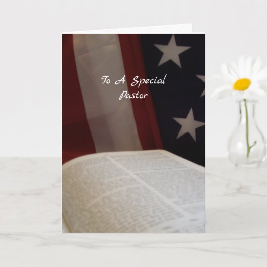 PASTOR Vielen Dank - BF Card Karte (Kleine Pflanze)