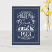 Pastor Vielen Dank Karte (Gelbe Blume)