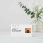 Pastor Visitenkarte (Stehend Vorderseite)