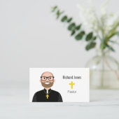 Pastor-Visitenkarte Visitenkarte (Stehend Vorderseite)