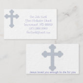 Pastor-Visitenkarten Visitenkarte (Vorne/Hinten)