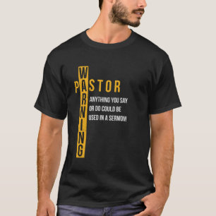 Pastor warnt: Alles, was Sie sagen, könnte in eine T-Shirt