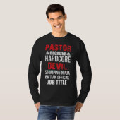 Pastor Weil Hardcore Devil Stomping Ninja T-Shirt (Vorne ganz)