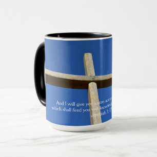 Pastor-Wert mit Kreuz Tasse