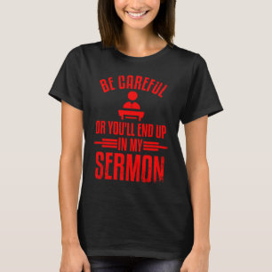 Pastor Wertschätzung Coole Christliche Kirchenmänn T-Shirt