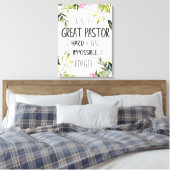 Pastor Wertschätzung Geschenk Pastor Danke Zitat Leinwanddruck (Insitu (Schlafzimmer))