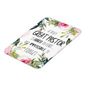 Pastor Wertschätzung Geschenk Pastor Danke Zitat Magnet (Linke Seite)