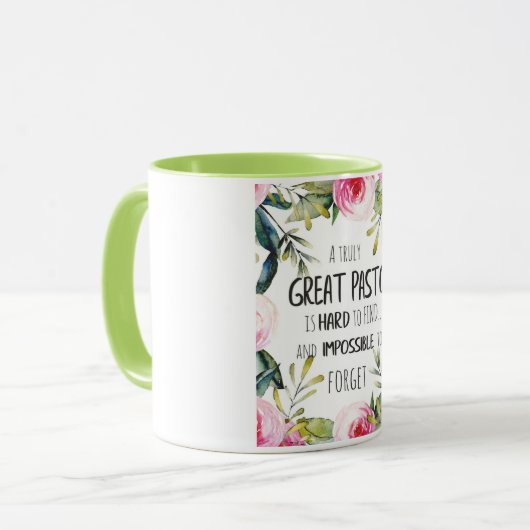 Pastor Wertschätzung Geschenk Pastor Danke Zitat Tasse (Vorderseite Links)