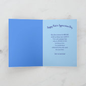 Pastor Wertschätzung Leuchtturm Leuchtfeuer Licht  Karte (Innenseite)