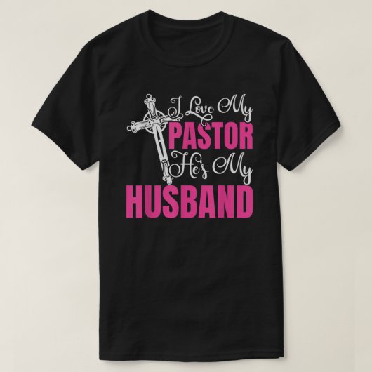 Pastor Wife Funny Christian Church Anniversary App T-Shirt (Design vorne)