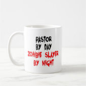 Pastor Zombie Slayer Joke Kaffeetasse (Links)