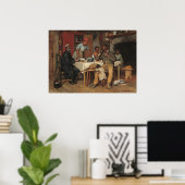 Pastoral Besuch - Richard N. Brooke Fine Art Poste Poster (Heimbüro)