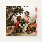 Pastoral Bliss Spiral Notebook Notizblock (Rückseite)