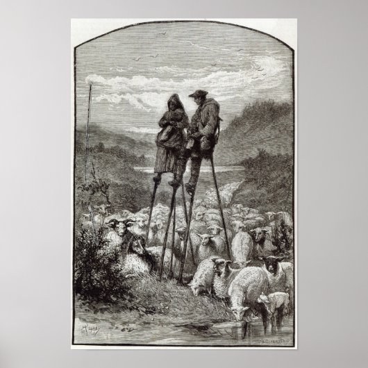 Pastoral in den Landes Poster (Vorne)