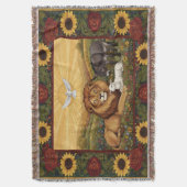 Pastoral Peace Throw Blanket Decke (Vorderseite Vertikal)