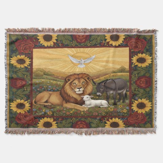 Pastoral Peace Throw Blanket Decke (Vorderseite)