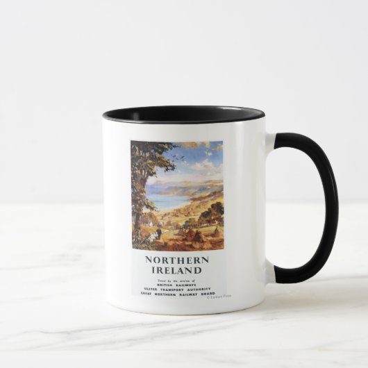 Pastoral Scene Man and Dog British Railways Tasse (Rechts)